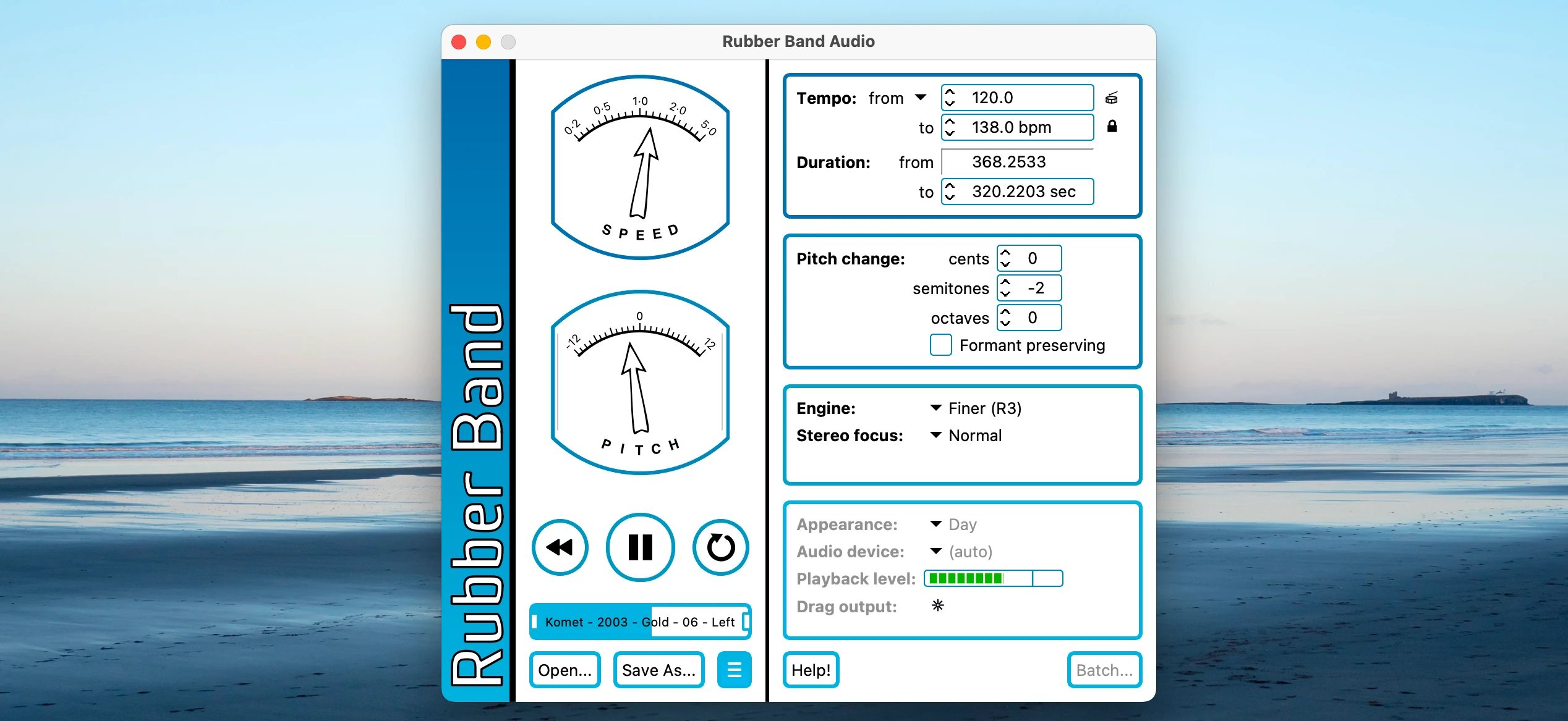 Rubber Band Audio - cropped screenshot